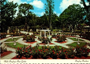 Florida Sararsota Ringling Residence Mable Ringling's Rose Garden