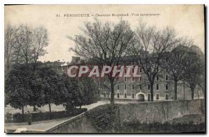 Postcard Old Barracks Perigueux Bugeaud View Inner Army