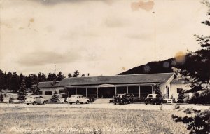 Paradise Lodge Ute Pass US 24 Highway Colorado 1950s Real Photo postcard