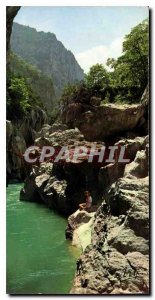 Postcard Modern Gorge Scenic Verdon Gorges in the background parade of Styx