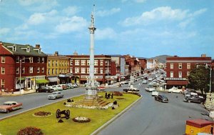 Soldiers' and Sailors' Memorial at Monument Square Lewistown, Pennsylvania PA