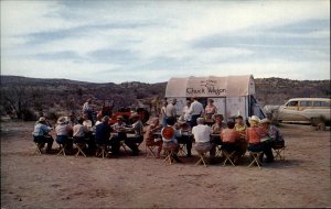 Wickenburg Arizona AZ Flying E Ranch Chuck Wagon Dining Vintage Postcard