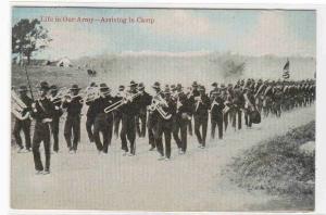 American Military Army Band 1910s postcard