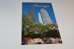 Chicago Windy City Portraits IDC-72 Michigan Avenue Postcard