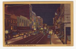 P631 JLs old autos etc night view market st. harrisburg pa