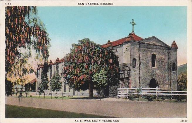 California San Gabriel Mission