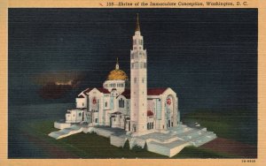 Vintage Postcard Shrine of the Immaculate Conception Church Washington D. C.