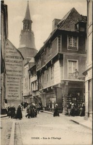 CPA AK Dinan Rue de l'Horloge FRANCE (1139618)