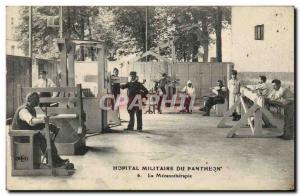 Postcard Old Sante Army Military Hospital Paris Pantheon mechanotherapy