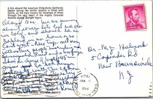 Postcard TRAIN SCENE State of Colorado CO AK9415