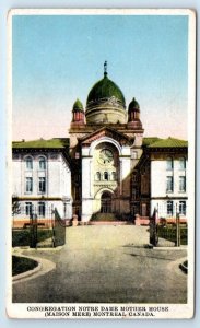 Congregation Notre Dame Mother House MONTREAL CANADA Postcard