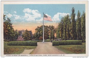 Plaza In Front Of Memorial, Lincoln National Park, Near Hodgenville, Kentucky...