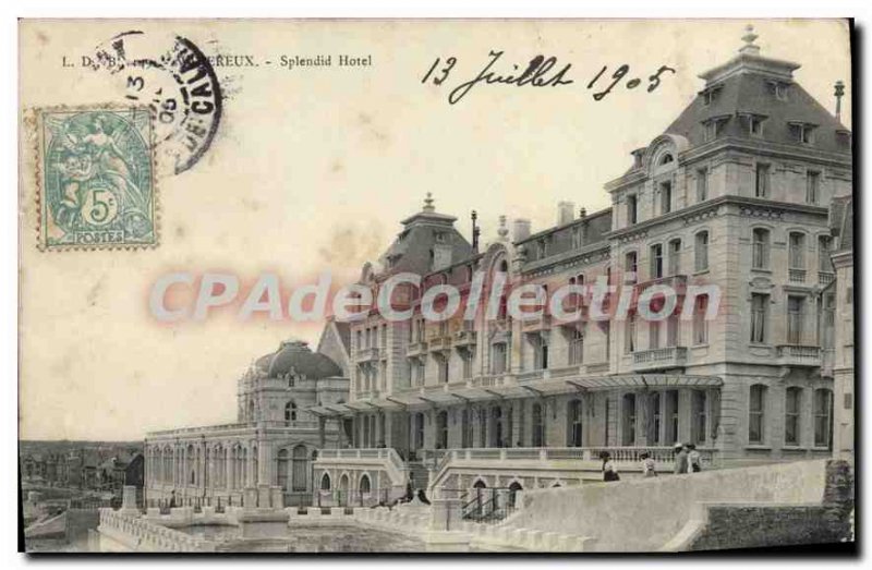 Old Postcard Wimereux Splendid Hotel