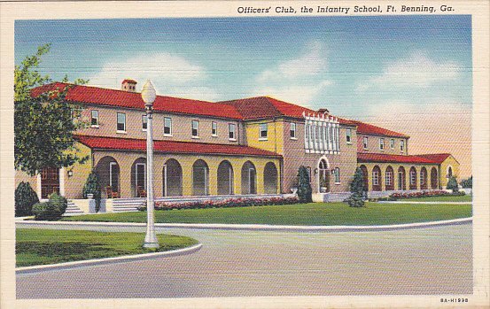 Officer's Club The Infantry School Fort Benning Georgia Curteich