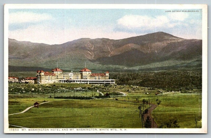 Mt. Washington Hotel  White Mountains  New Hampshire  Postcard  c1915