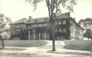 High School  - Glen Ridge, New Jersey NJ Postcard