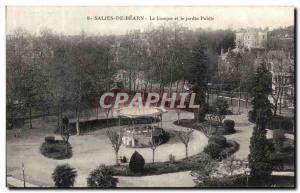 Old Postcard Salies De Bearn The kiosk and public garden