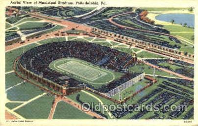 Aerial View of Municipal Stadium, Philadelphia, PA, USA Base Ball Stadium Pos...