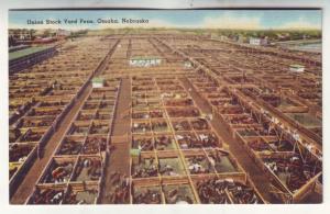 P533 JLs 1930-45 linen union livestock yards market omaha nebraska