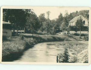 rppc Pre-1930 HOUSES BY THE RIVER AC7793