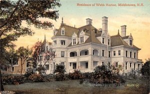 Residence of Webb Horton in Middletown, New York