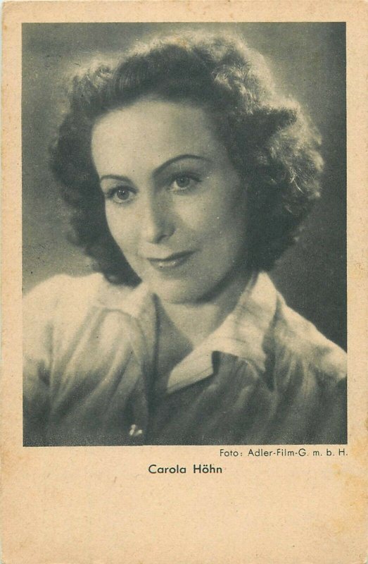 Actress Carola Hohn