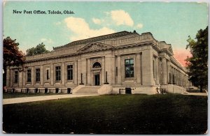 Toledo Ohio, New Post Office, Historical Building, Greenfield, Vintage Postcard