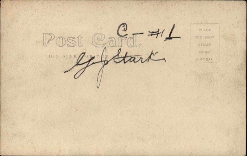 Homes on Point - Cape Cod Town? c1910 Real Photo Postcard