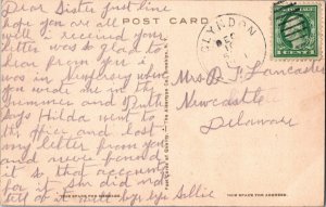 Franklin High School Reisterstown Maryland Vintage Postcard 1906 KJ9