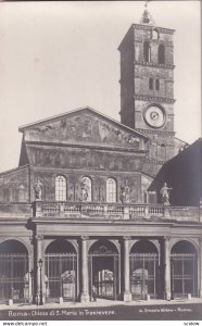 RP; ROMA, Lazio, Italy, 1920-1940s; Chiesa Di S. Maria In Trastevere