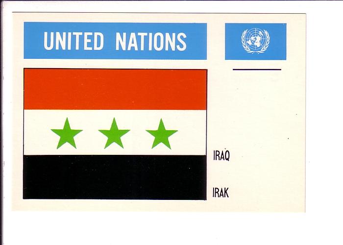 Iraq, Flag, United Nations, 