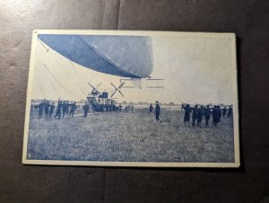 Mint 1916 Italy WWI Airforce Military Zeppelin Airship Aviation Postcard