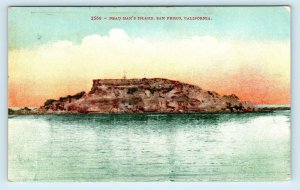 SAN PEDRO, CA California DEAD MAN'S ISLAND  c1910s Mitchell Postcard