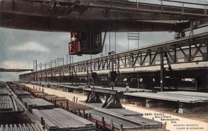 Birmingham Alabama Ensley Steel Plant Magnetic Crane Vintage Postcard AA75244