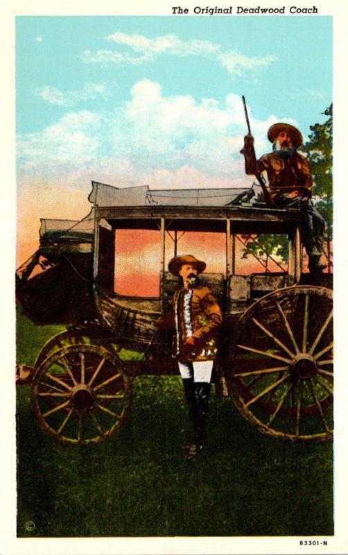 The Original Deadwood Coach Built At Concord New Hamshire 1867 Curteich