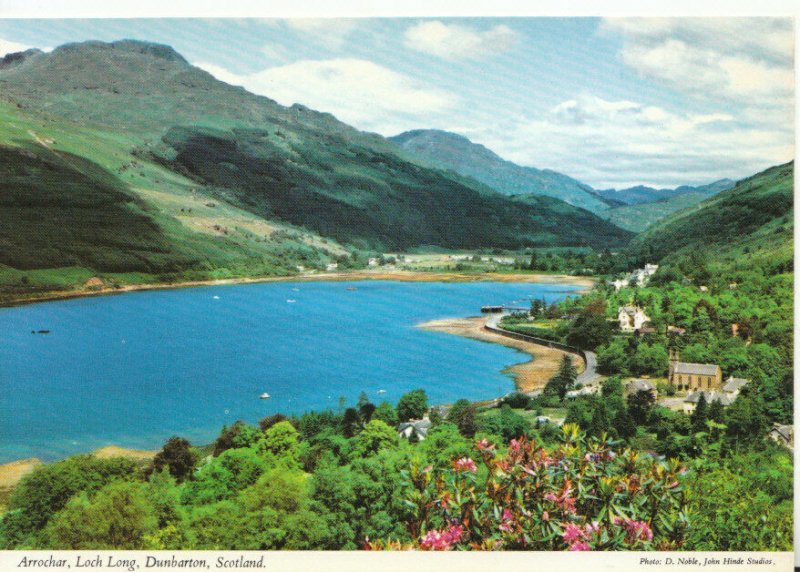 Scotland Postcard - Arrochar - Loch Long - Dunbartonshire - Ref TZ7229