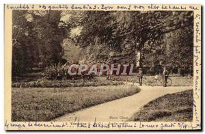 Postcard Old Tonneins Public Garden