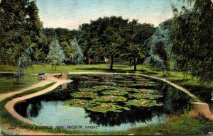 Kansas Wichita Riverside Park Lily Pond