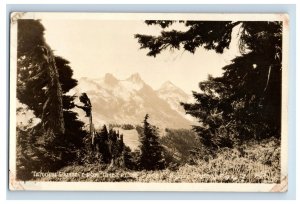 C.1910 Tatoosh Range Timberline Ridge Rainer Park Real Photo RPPC Postcard P165