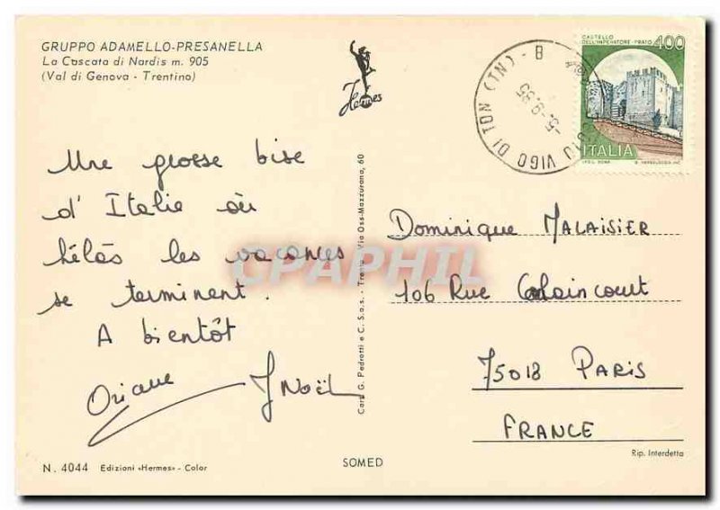 Postcard Modern Gruppo Adaello Presanella Trentino Val di Genova