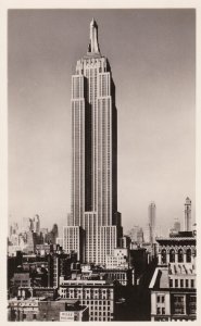 New York City The Empire State Building Real Photo