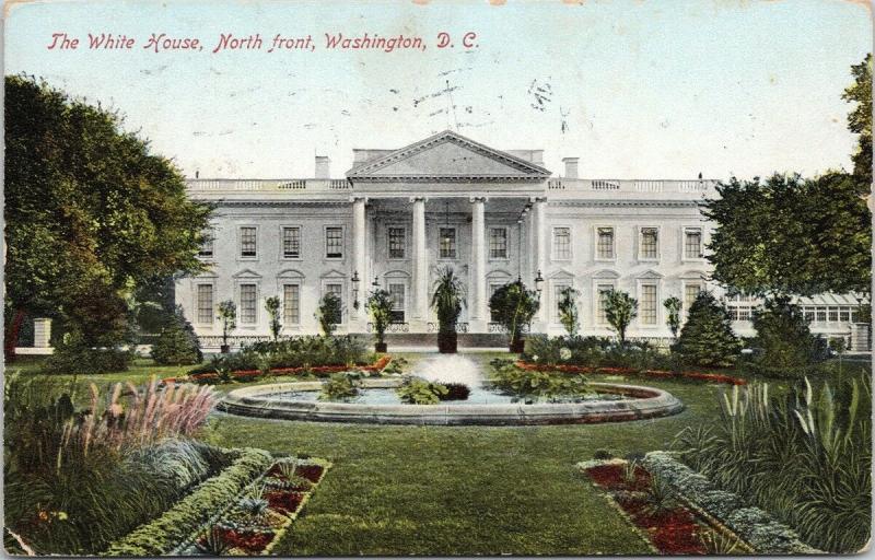 The White House Washington DC c1907 Postcard D73