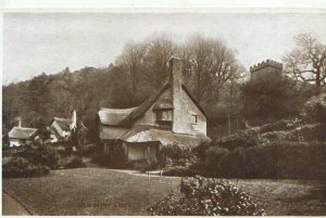 Somerset Postcard - Selworthy - Parish Church and Houses - Ref TZ7057