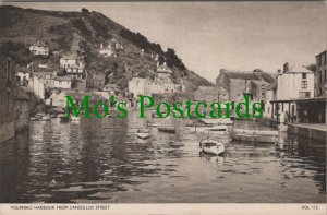 Cornwall Postcard - Polperro Harbour From Lansollos Street Ref.RS29795