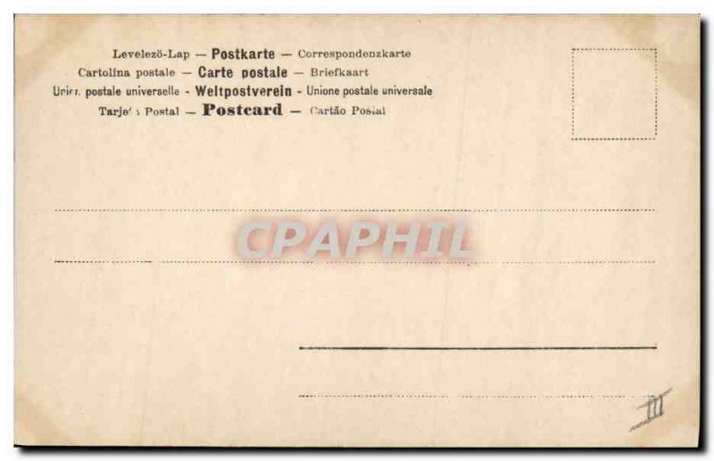 Postcard Old Woman Theater Cavalieri