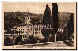 Old Postcard Shrine of Our Lady of Laghet A M Nice surroundings