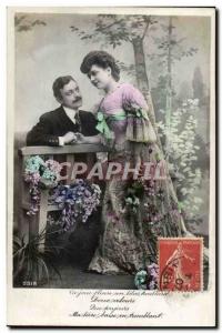 Fantasy - Couple - My fucking lip trembling - Martha Varlet - Old Postcard