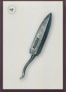 German Postcard Oberammergau museum Catapult arrowhead Legion XIX Döttenbichl