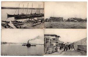 Set of 20 Basra Iraq Persian Gulf Views Harbor Bldgs Vintage Postcards AA62203 