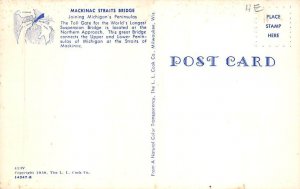 The Mackinac Bridge Joining Michigan's Peninsulas - Mackinac Bridge, Michigan...